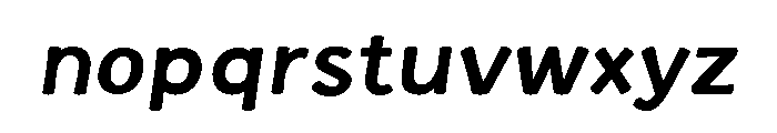 La Veronique Notes Bold Italic Font LOWERCASE