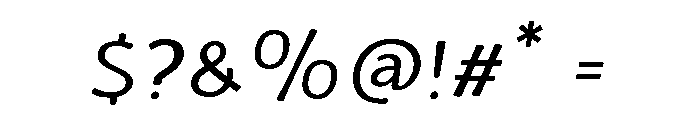 La Veronique Notes Regular Italic Font OTHER CHARS