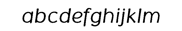 La Veronique Notes Regular Italic FONT