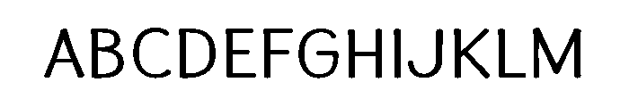 La Veronique Notes Regular Font UPPERCASE