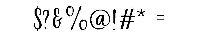 La Veronique Sans Regular Font OTHER CHARS