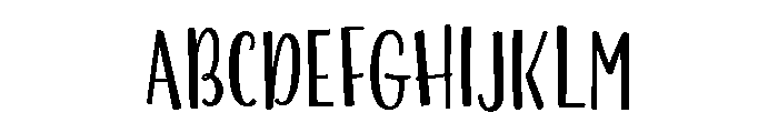 La Veronique Sans Regular Font UPPERCASE