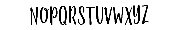 La Veronique Sans Regular Font UPPERCASE