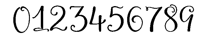 La Veronique Script One Bold Font OTHER CHARS