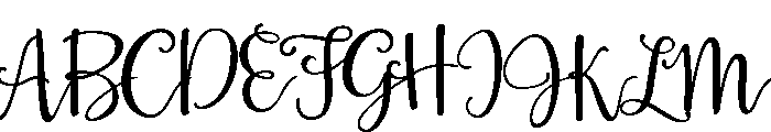 La Veronique Script One Bold Font UPPERCASE