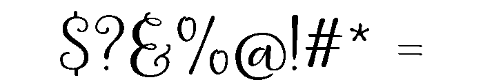 La Veronique Script One Regular Font OTHER CHARS