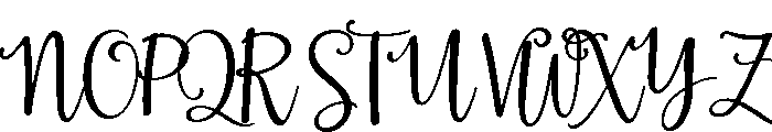 La Veronique Script One Regular Font UPPERCASE