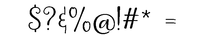 La Veronique Script Two Font OTHER CHARS
