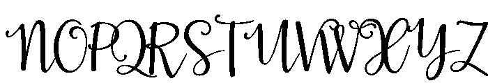 La Veronique Script Two Font UPPERCASE