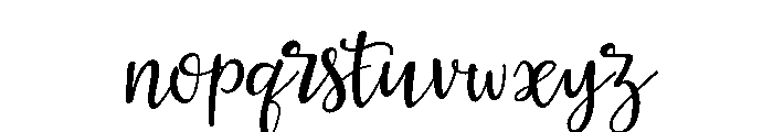 La Veronique Script Two Font LOWERCASE