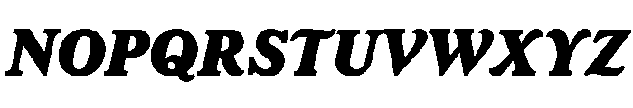 LaFarge Black Italic Font UPPERCASE