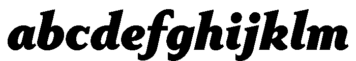 LaFarge Black Italic FONT