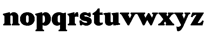 LaFarge Black Font LOWERCASE