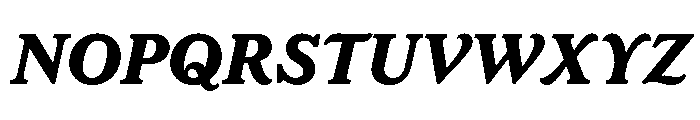 LaFarge Bold Italic Font UPPERCASE