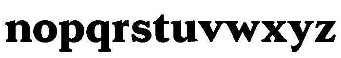 LaFarge Bold Font LOWERCASE