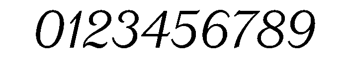 LaFarge Book Italic Font OTHER CHARS