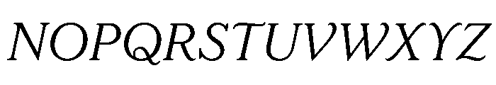 LaFarge Book Italic Font UPPERCASE