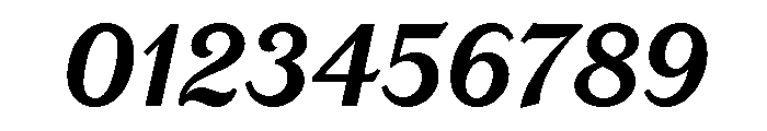 LaFarge Demi Bold Italic Font OTHER CHARS
