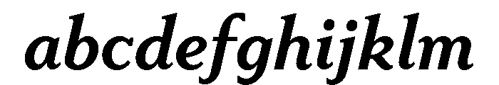 LaFarge Demi Bold Italic FONT