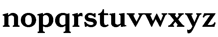 LaFarge Demi Bold Font LOWERCASE