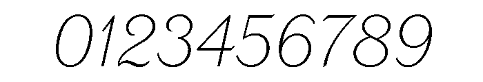 LaFarge Italic Font OTHER CHARS