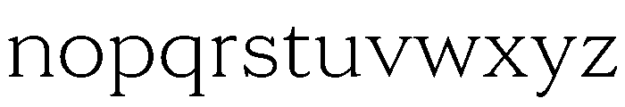 LaFarge Light Font LOWERCASE