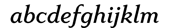LaFarge Medium Italic FONT
