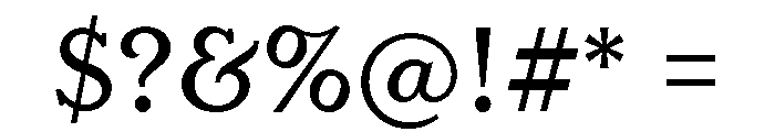 LaFarge Medium Font OTHER CHARS