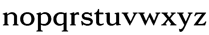 LaFarge Medium Font LOWERCASE