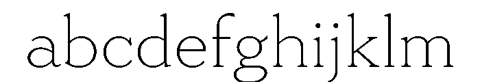 LaFarge Thin FONT