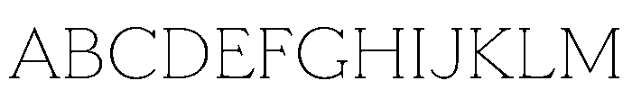 LaFarge Font UPPERCASE
