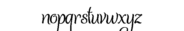 Ladybird Regular Font LOWERCASE