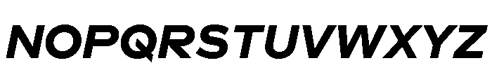 Landform Black Italic Font UPPERCASE
