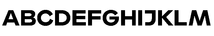 Landform Black Font UPPERCASE