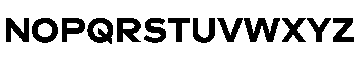 Landform Black Font UPPERCASE