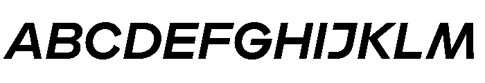 Landform Bold Italic Font UPPERCASE