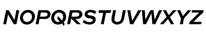 Landform Bold Italic Font UPPERCASE