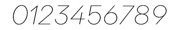 Landform Italic Font OTHER CHARS