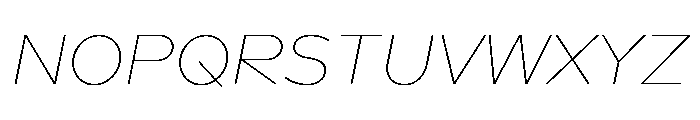 Landform Italic Font UPPERCASE