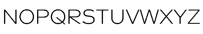 Landform Light Font UPPERCASE