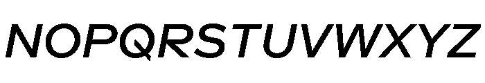 Landform Medium Italic Font UPPERCASE