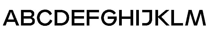 Landform Medium Font UPPERCASE