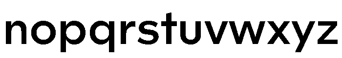 Landform Medium Font LOWERCASE