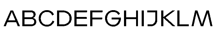 Landform Regular Font UPPERCASE