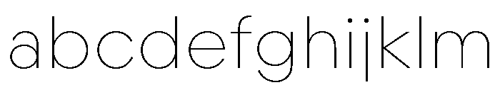 Landform Thin FONT