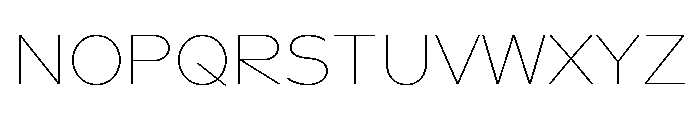 Landform Font UPPERCASE