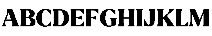 Larken Black Font UPPERCASE