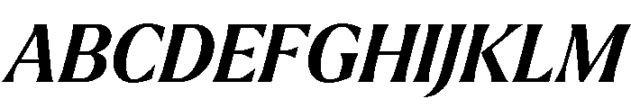 Larken Bold Italic Font UPPERCASE