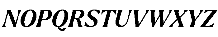 Larken Bold Italic Font UPPERCASE