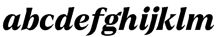 Larken Extra Bold Italic FONT